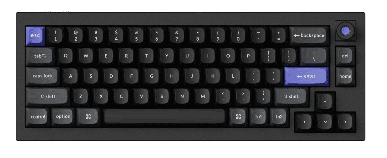 65 percent keyboard layout