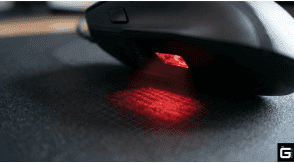 Optical sensor in modern mice