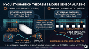mouse polling rate making sensitivity too high 8000hz mouse stutter and sensor aliasing fix