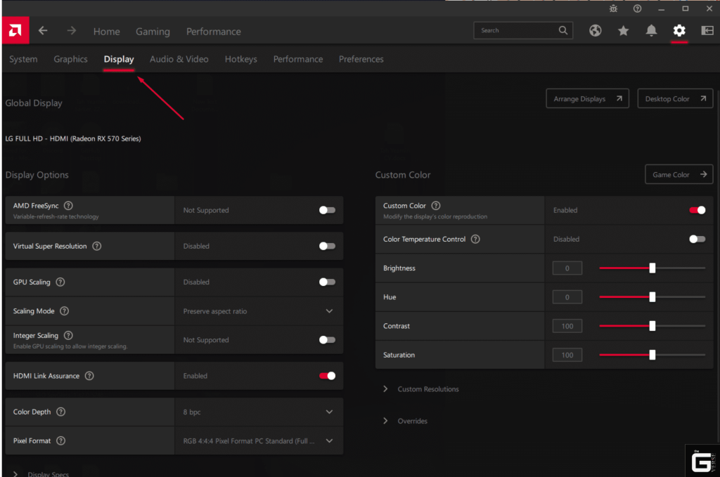 how to overclock monitor refresh rate amd