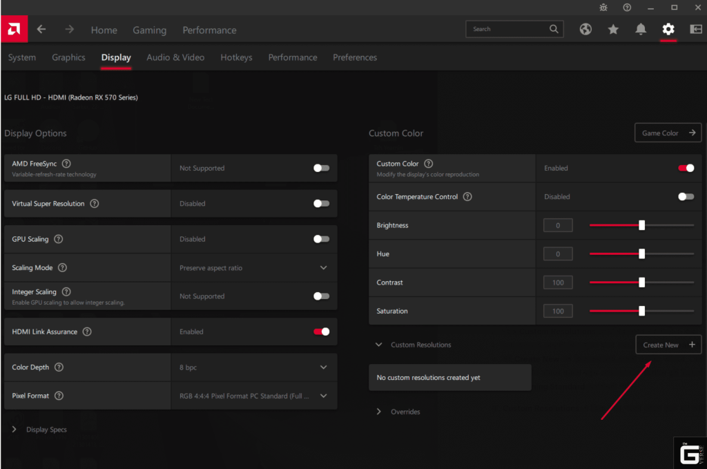 how to overclock monitor refresh rate amdd