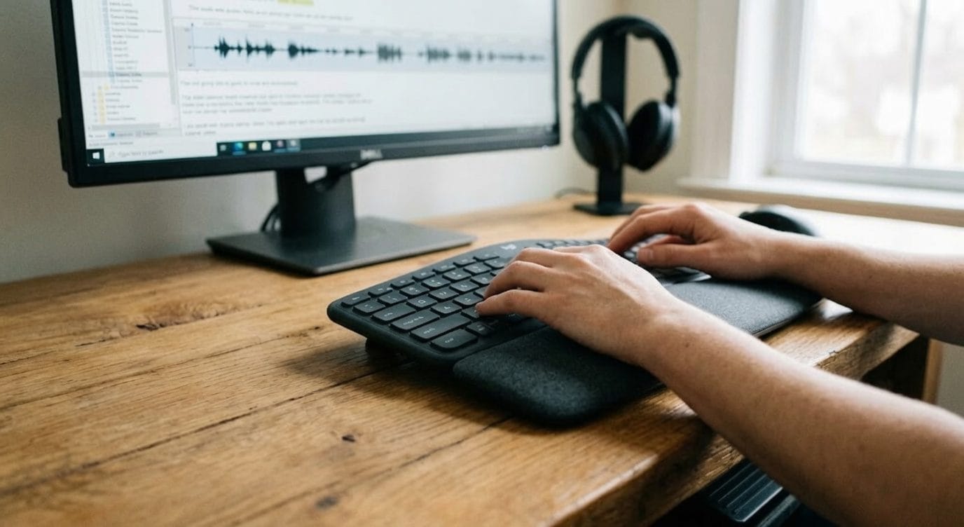 keyboard for transcription